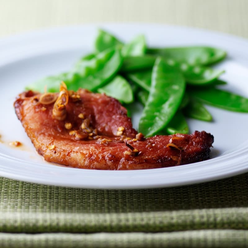 Photo of Grilled Gammon with Ginger, Soy and Lemon Grass Baste. by WW