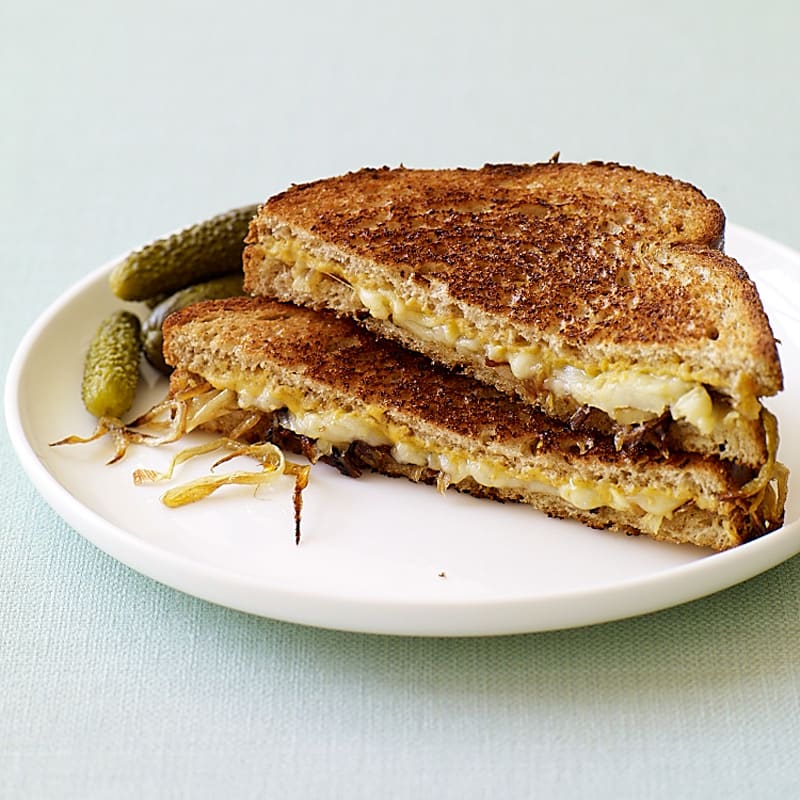 Photo of Grilled Gruyère & Caramelized Onion Sandwiches by WW