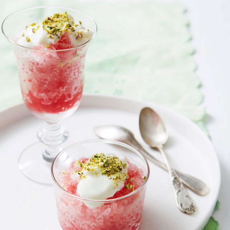 Photo of Watermelon and rosewater granita by WW