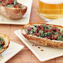 Photo of Baked Potato Skins with Creamy Spinach and Turkey Bacon by WW