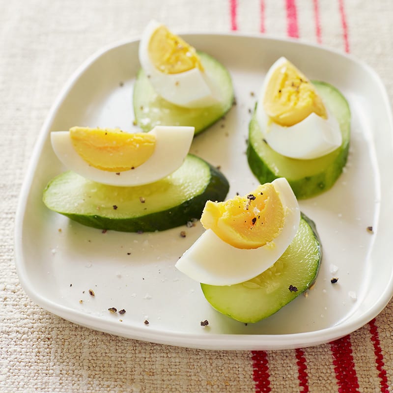 Photo of Eggs with Cucumber Rounds by WW