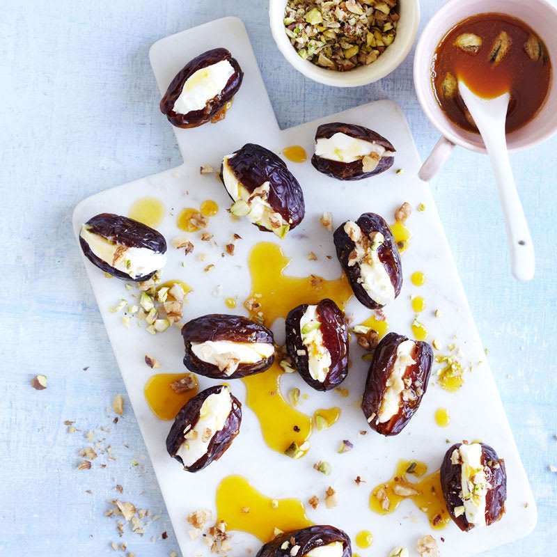 Photo of Dates with labne and cardamom orange syrup by WW