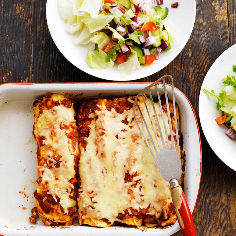 Photo of Bean and capsicum enchiladas by WW