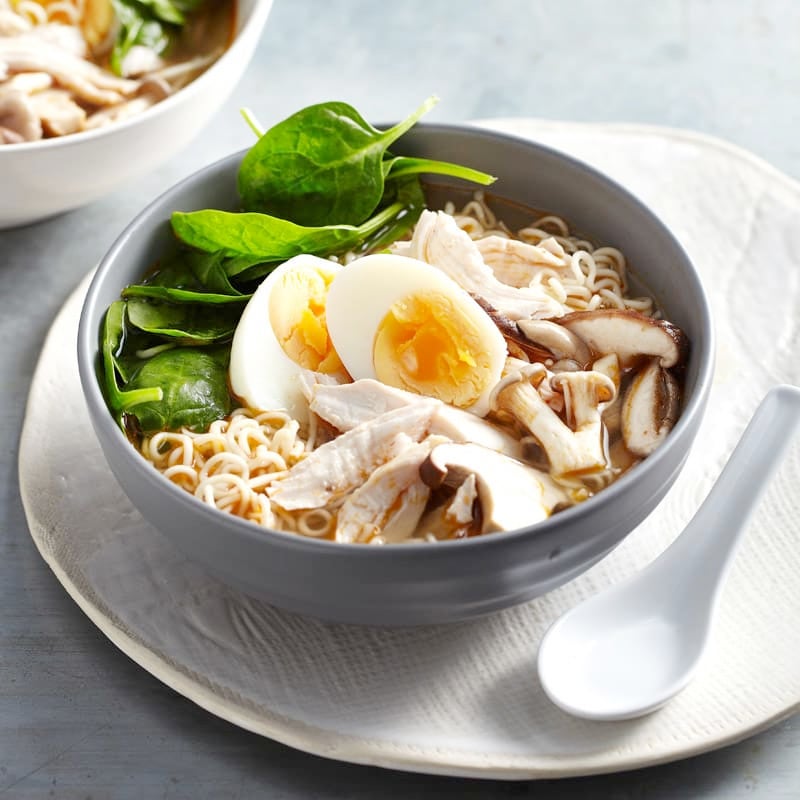 Photo of Chicken and ramen noodle soup by WW