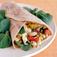 Photo of Tuscan tuna and grilled vegetable wraps by WW