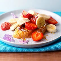 Photo of French Toast with Strawberries and Bananas and Honey Drizzle by WW