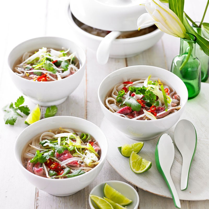 Photo of Beef pho topped with chilli by WW