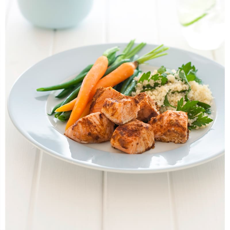 Photo of Spiced salmon with herb couscous by WW