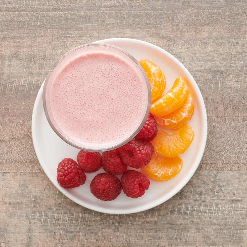 Photo of Vanilla-strawberry protein smoothie by WW