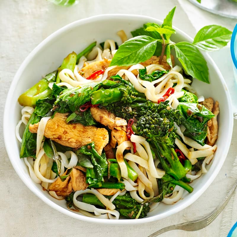 Photo of Thai basil and chicken noodles by WW