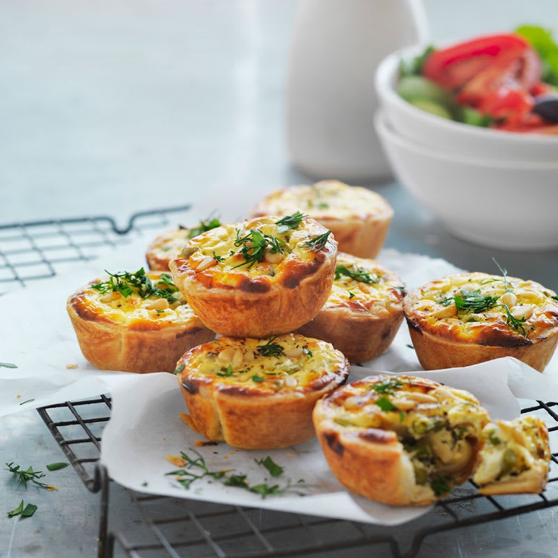 Photo of Asparagus, leek and pea spring tartles by WW