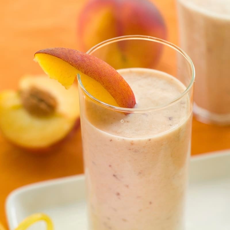 Photo of Peach and oat smoothie by WW