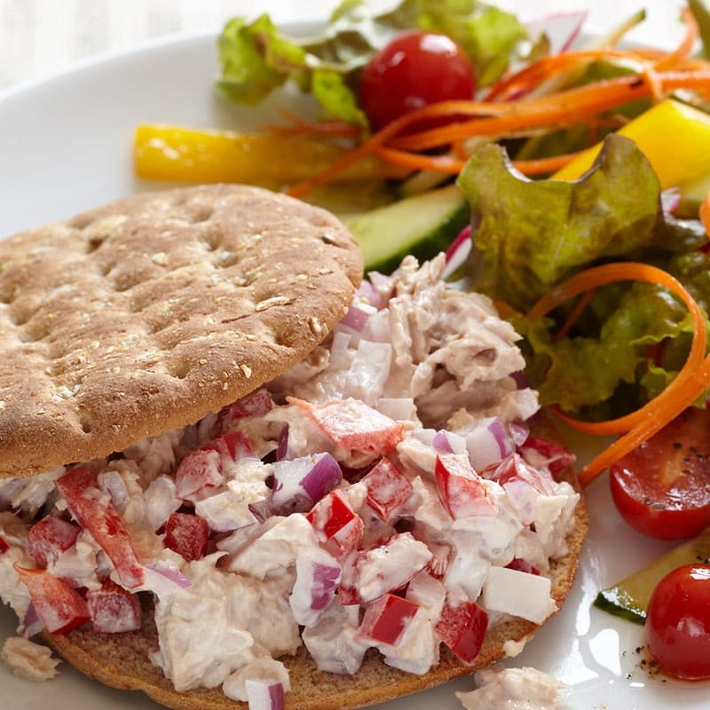 Photo of Tuna Sandwich with Side Salad by WW