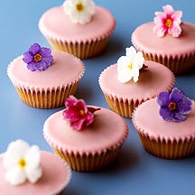 Photo of Flower fairy cakes by WW