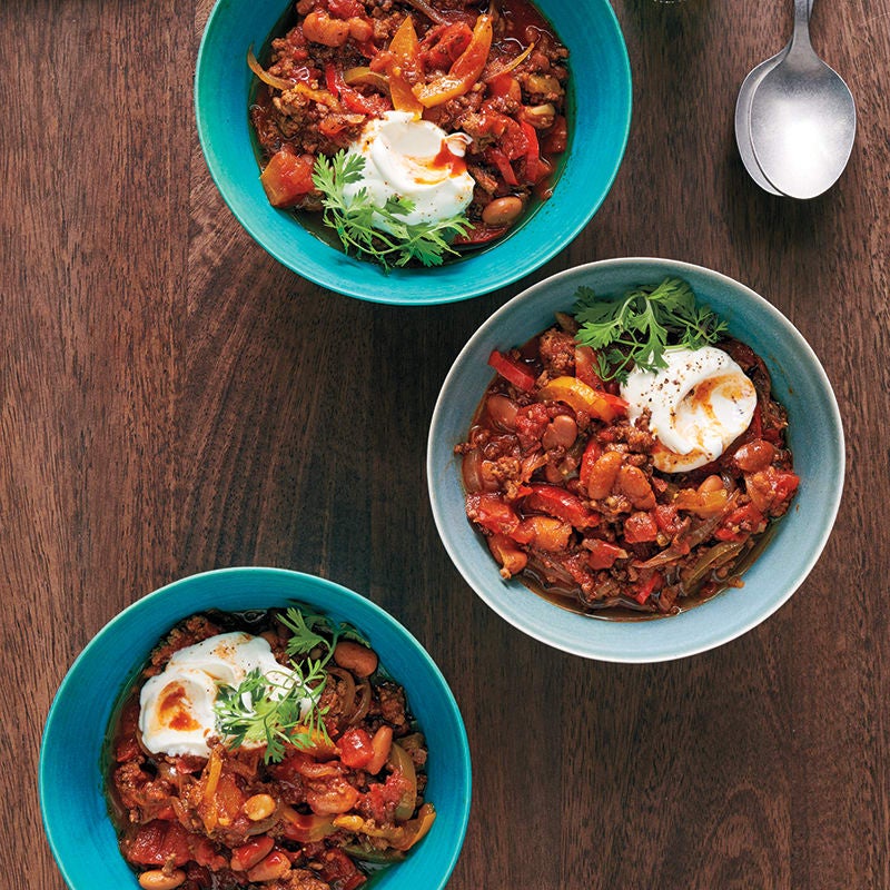 Beef and pinto bean chili