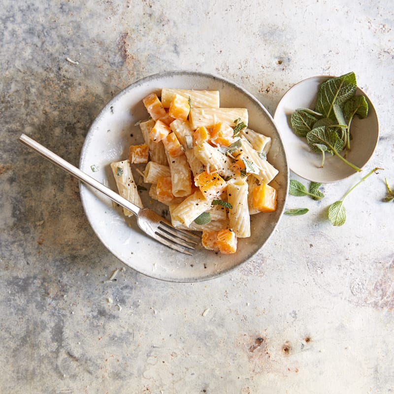 Photo of Pasta with Creamy Butternut Squash and Sage by WW
