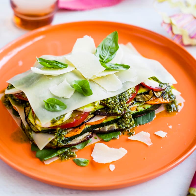 Photo of Fresh vegetable lasagne with pesto by WW