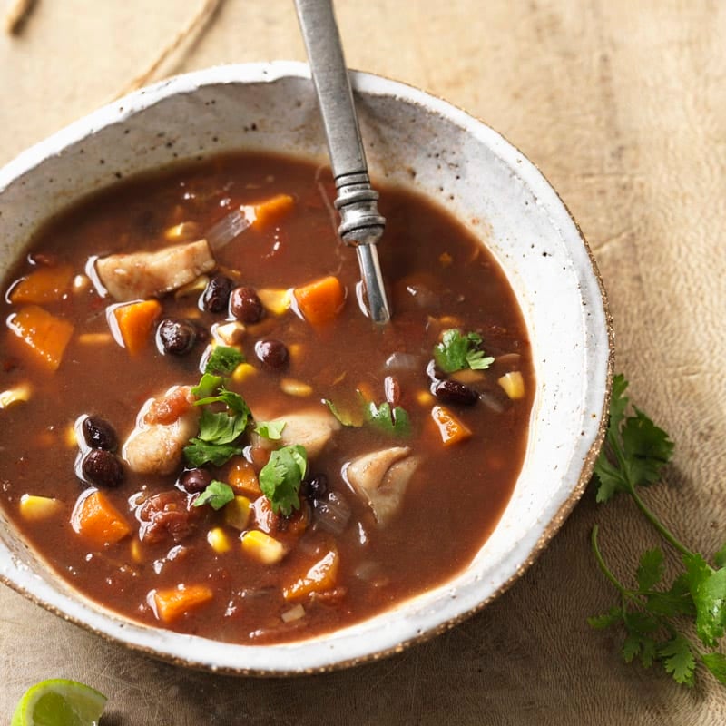 Photo of Mexican style and black bean fish soup by WW