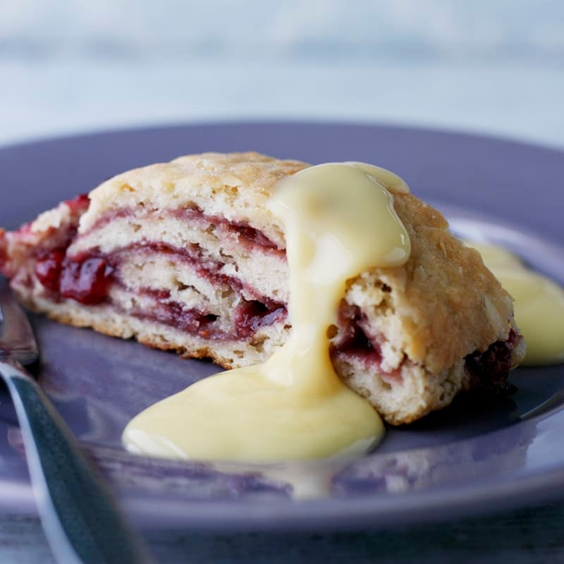 Photo of Jam roly poly with custard by WW
