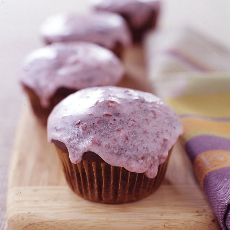 Photo of Cherry-glazed chocolate muffins by WW