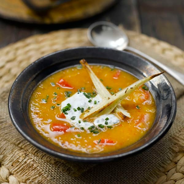 Photo of Spicy roasted parsnip soup by WW