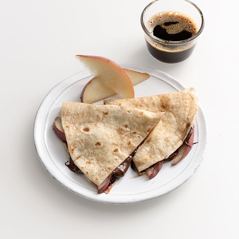 Photo of Chocolate and  pear quesadilla by WW