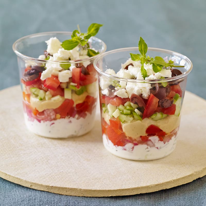 Photo of Individual Greek layered dips by WW
