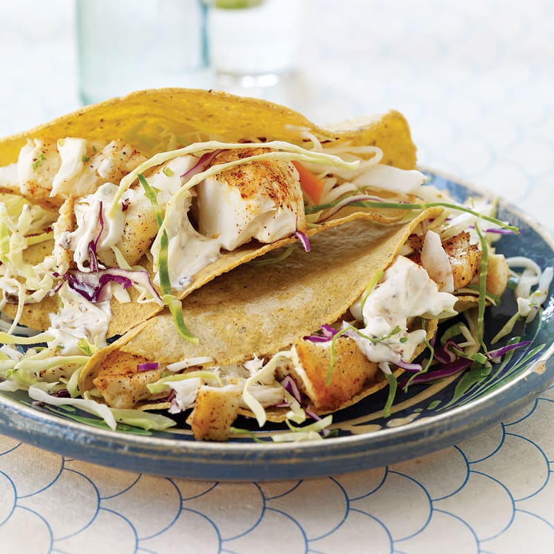 Photo of Fish tacos with chipotle cream by WW