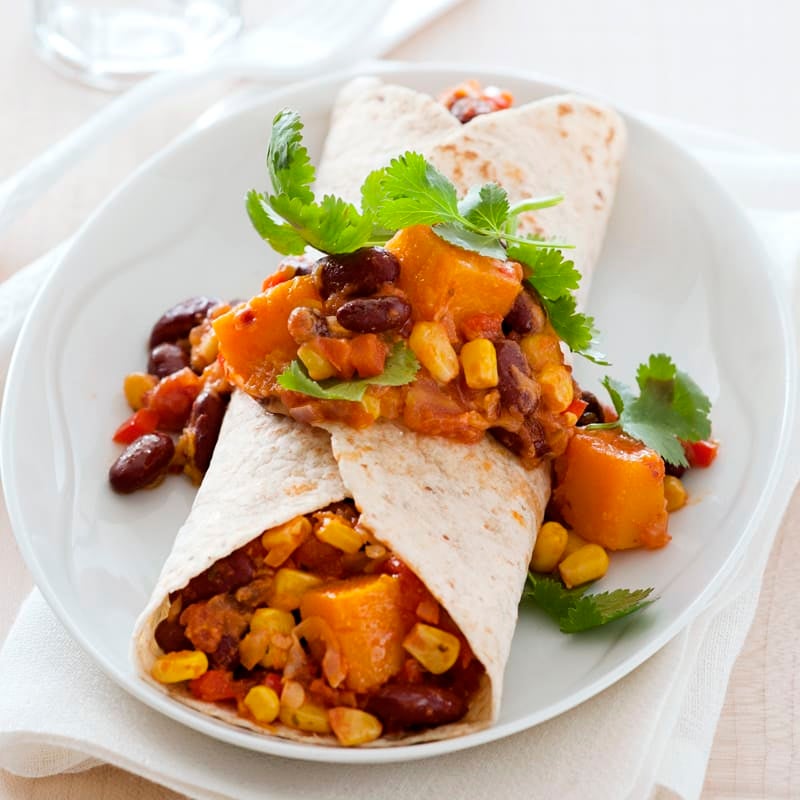 Photo of Baked vegetarian bean and cheese tortillas by WW