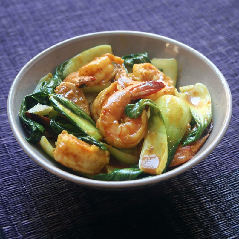 Photo of Coconut curried shrimp with bok choy by WW