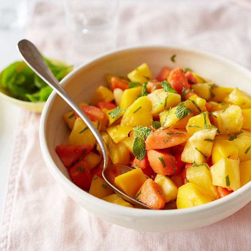 Photo of Tropical Fruit Salad with Lime and Mint by WW