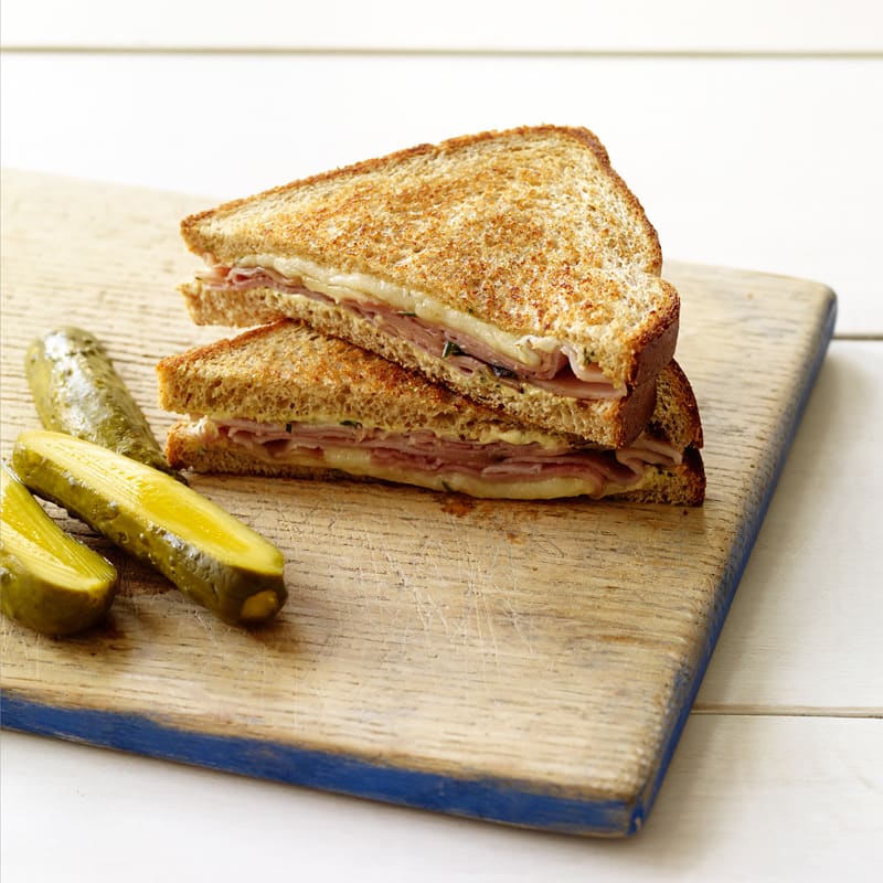 Photo of Grilled ham & cheese with rosemary-Dijon spread by WW