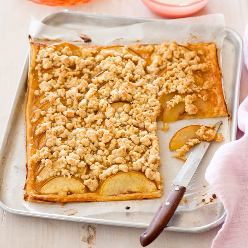 Photo of Easy peach and ginger tart by WW
