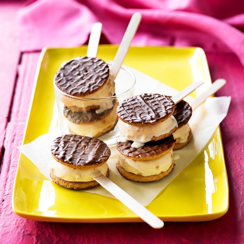 Photo of Peanut butter and chocolate ice-cream sandwiches by WW