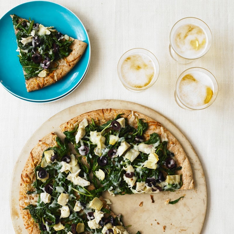 Photo of Garlicky Spinach & Fontina Pizza by WW