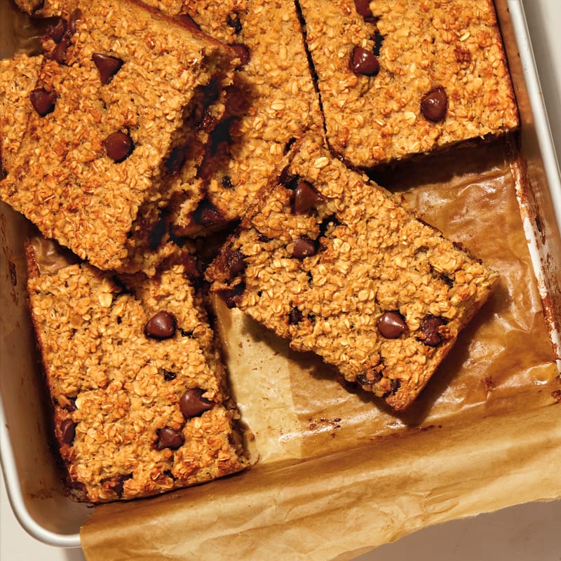 Photo of Baked chocolate chip oatmeal bars by WW