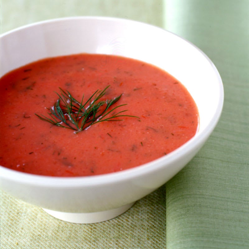 Photo of Chilled tomato-dill soup by WW
