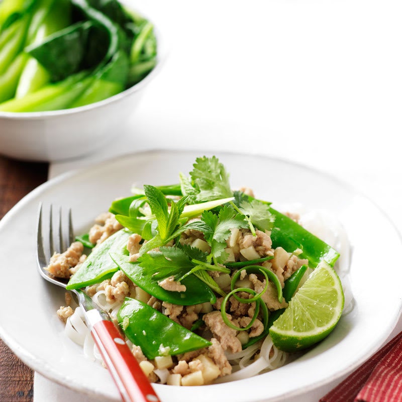 Photo of Chicken mince with rice noodles by WW