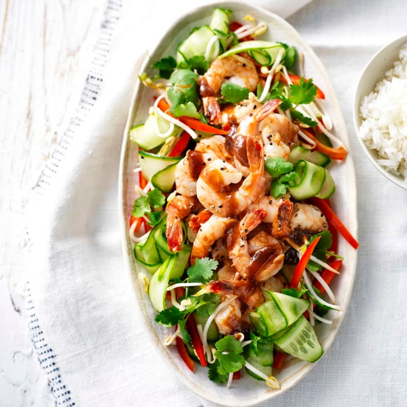 Photo of Spiced pepper prawns with tamarind dressing by WW