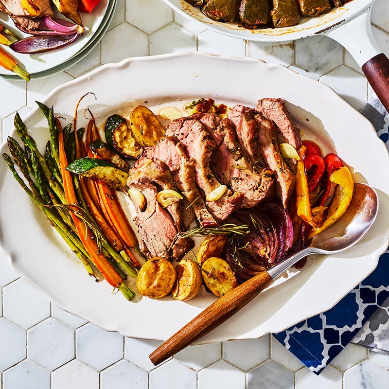 Rosemary roast lamb with Mediterranean vegetables | Recipes | WW USA
