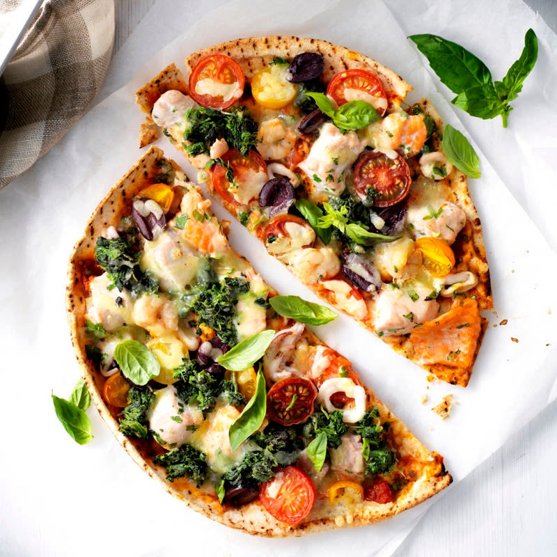 Seafood pizza | Healthy Recipe | WW Australia
