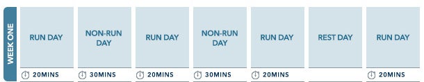 Week 1 10km run