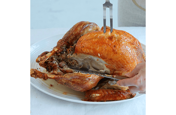 How to carve a turkey step 3