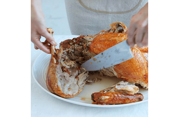 How to carve a turkey step 5