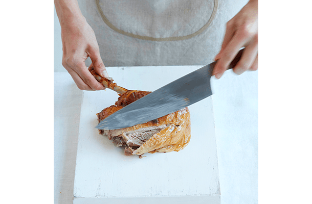 How to carve a turkey step 7