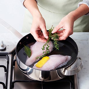 How to poach chicken breast step 1