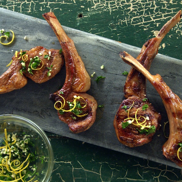 Spiced Lamb Chops with Gremolata