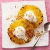 Broiled Pineapple with  Sorbet and Toasted Coconut