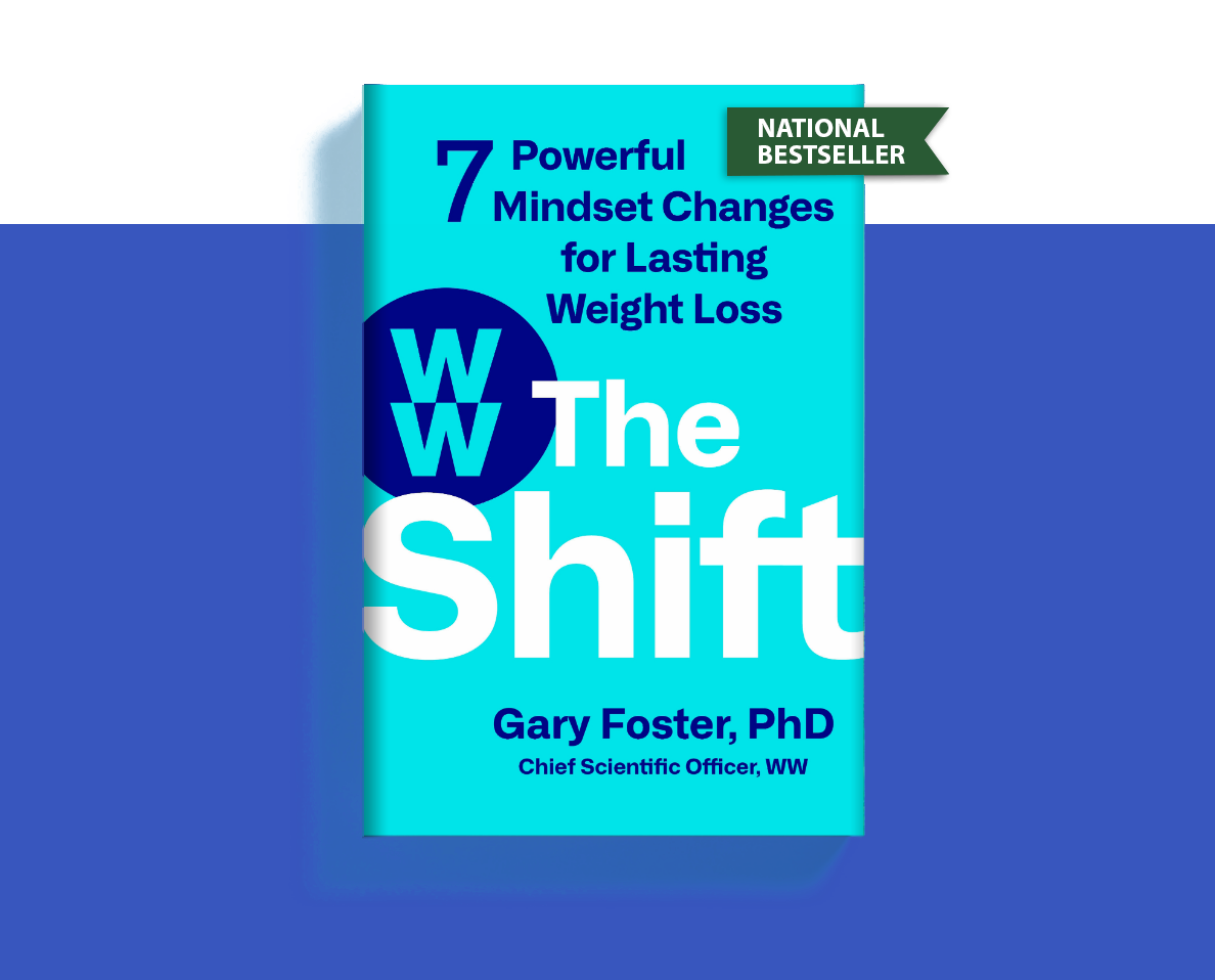 The cover to The Shift by Gary Foster, PH.D., chief scientific officer, WW