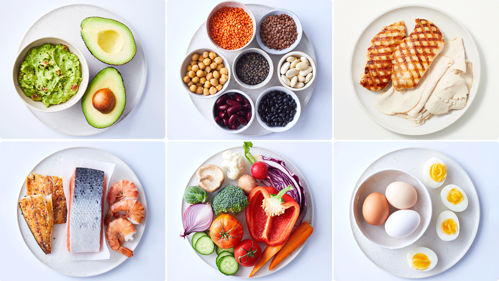 Diabetes-ZeroPoint-foods-avocado-legumes-chicken-seafood-veg-eggs